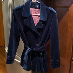 Vintage velvet Lizsport belted coat
